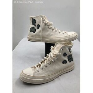 Converse Chuck 70 High Crafted Patches White Solid Sneaker Casual Shoe Men 12